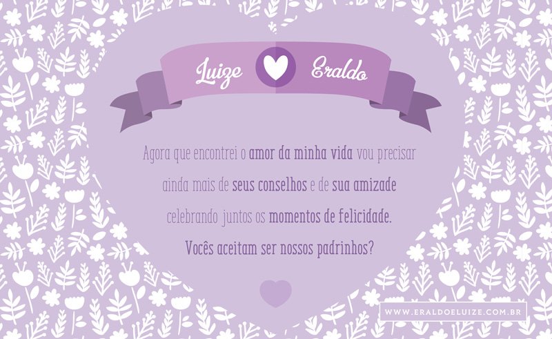 Convite padrinho - Esse convite foi entregue anexo a uma caixa personalizada contendo gravata , pulseira, espumante e amêndoas doces.